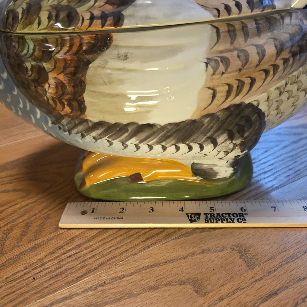 Italian Duck Tureen With Laddle 14